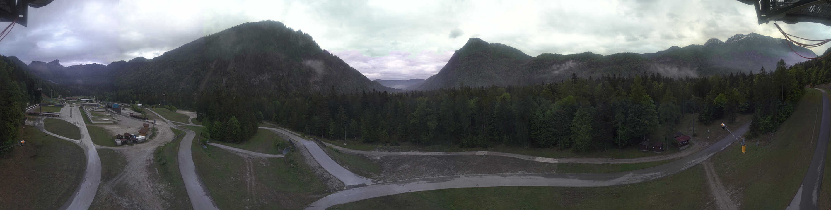 Archiv Foto Webcam Ruhpolding: Panorama Chiemgau Arena