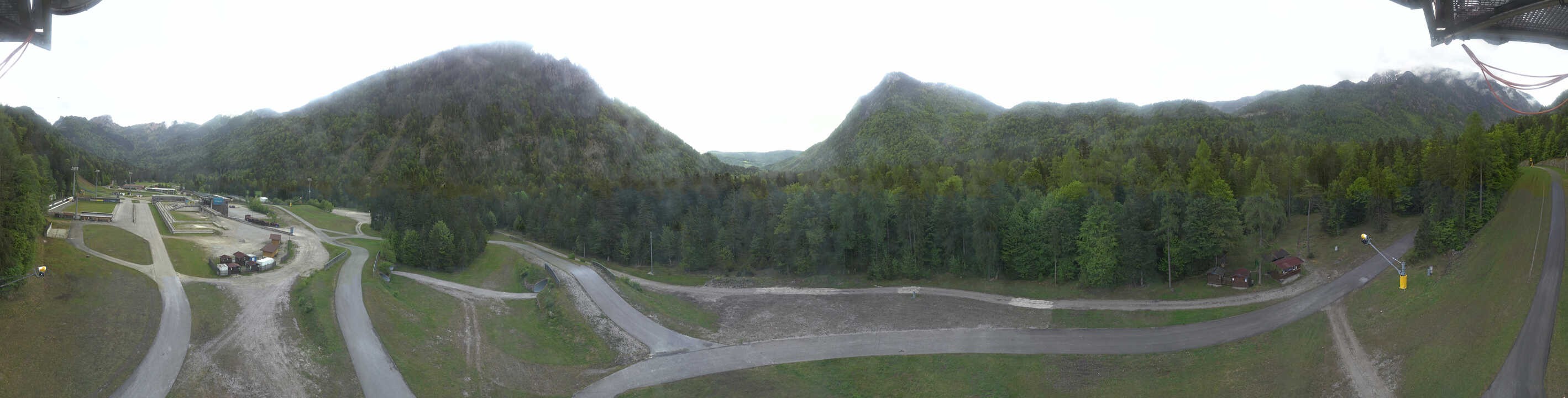 Archiv Foto Webcam Ruhpolding: Panorama Chiemgau Arena