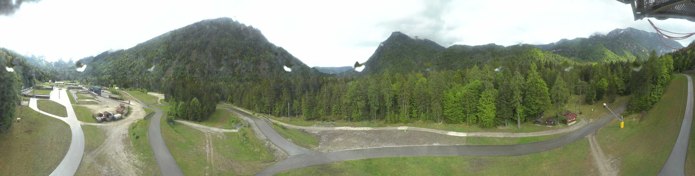 Archiv Foto Webcam Ruhpolding: Panorama Chiemgau Arena