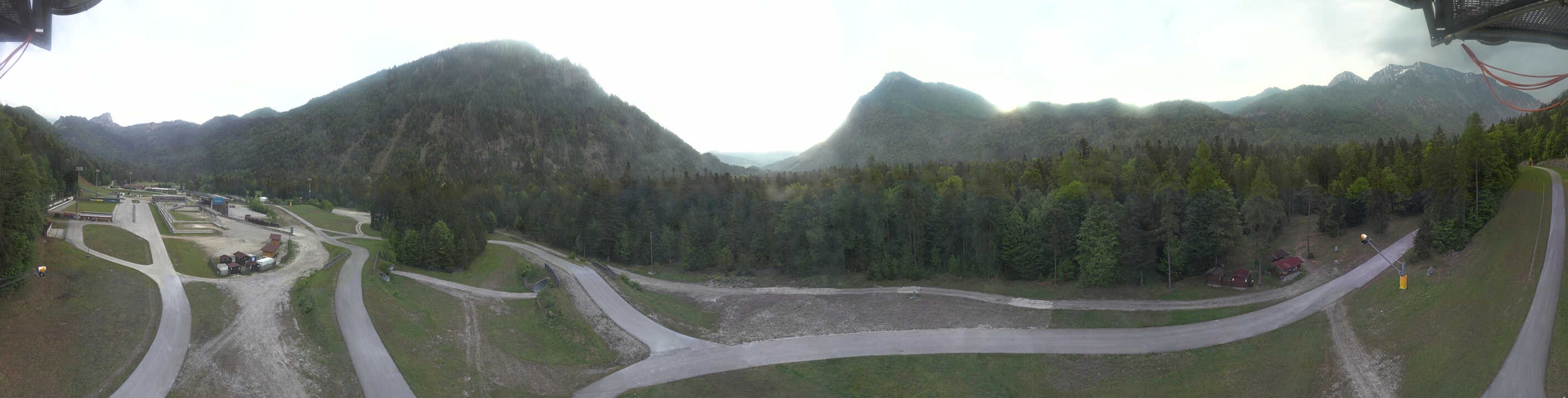 Archiv Foto Webcam Ruhpolding: Panorama Chiemgau Arena