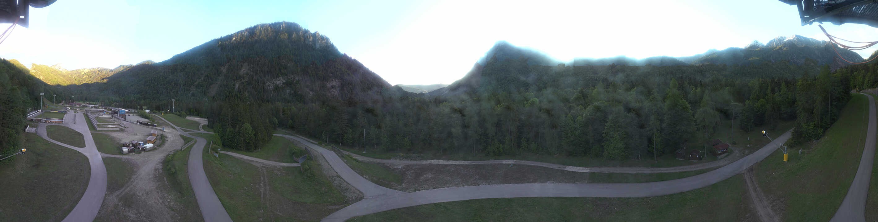 Archiv Foto Webcam Ruhpolding: Panorama Chiemgau Arena