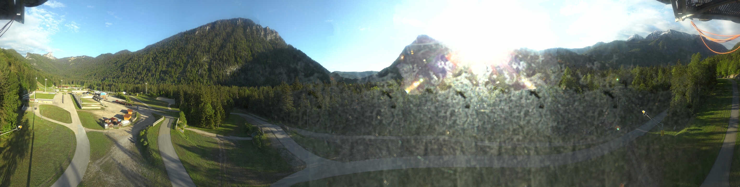 Archiv Foto Webcam Ruhpolding: Panorama Chiemgau Arena