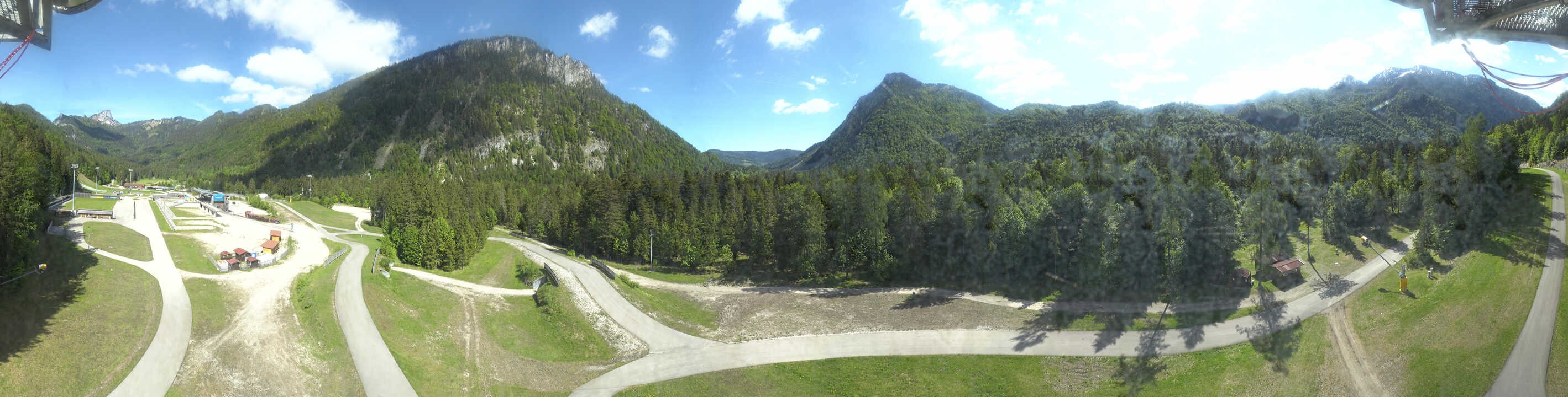 Archiv Foto Webcam Ruhpolding: Panorama Chiemgau Arena