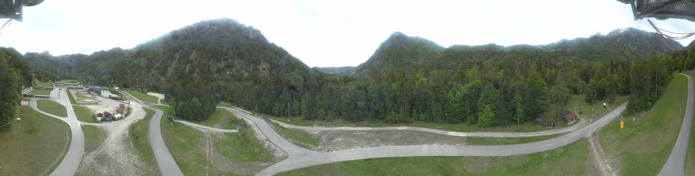 Archiv Foto Webcam Ruhpolding: Panorama Chiemgau Arena