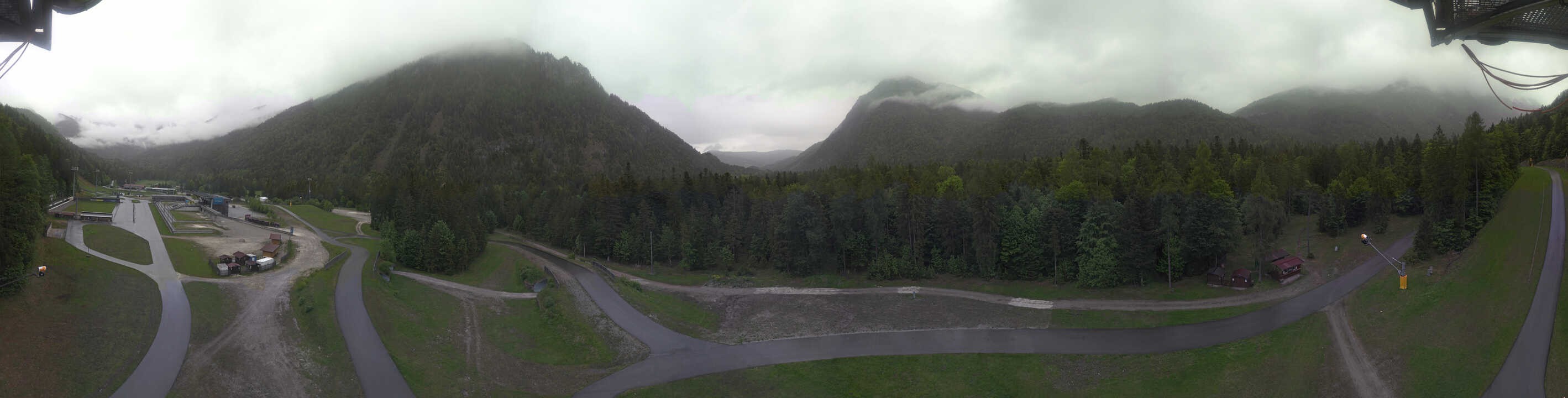 Archiv Foto Webcam Ruhpolding: Panorama Chiemgau Arena