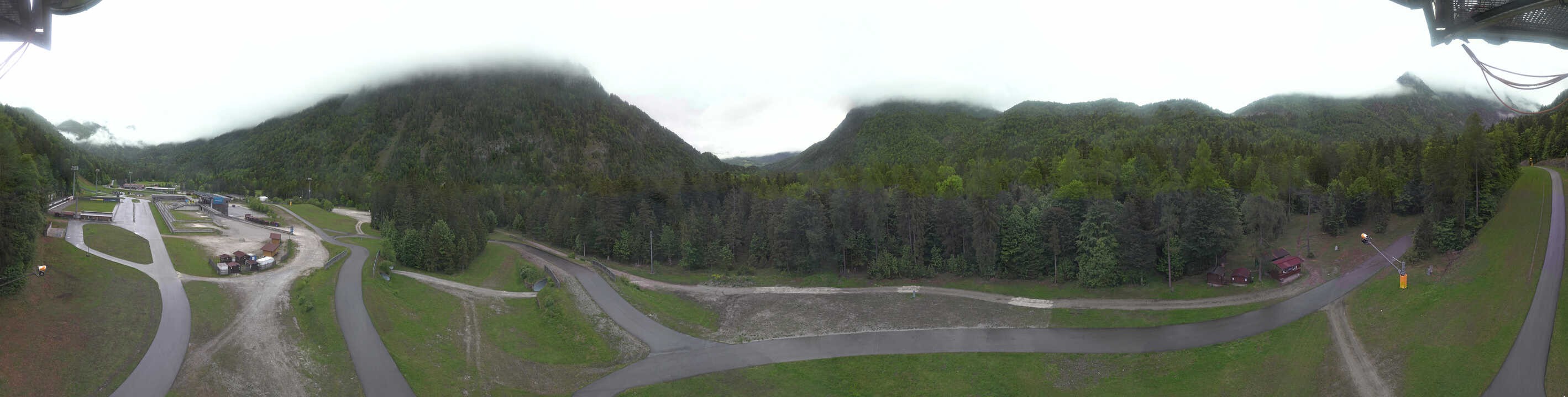 Archiv Foto Webcam Ruhpolding: Panorama Chiemgau Arena