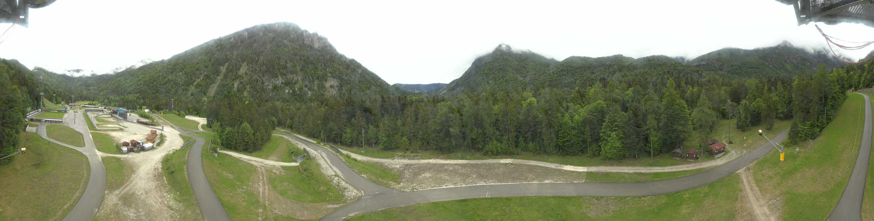 Archiv Foto Webcam Ruhpolding: Panorama Chiemgau Arena