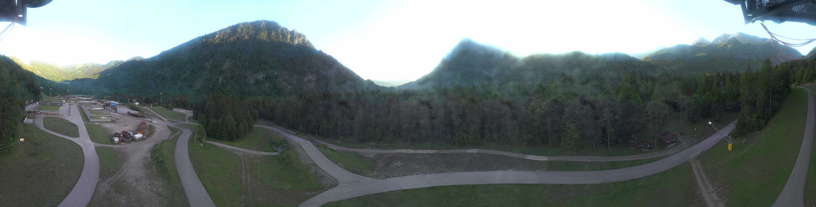 Archiv Foto Webcam Ruhpolding: Panorama Chiemgau Arena