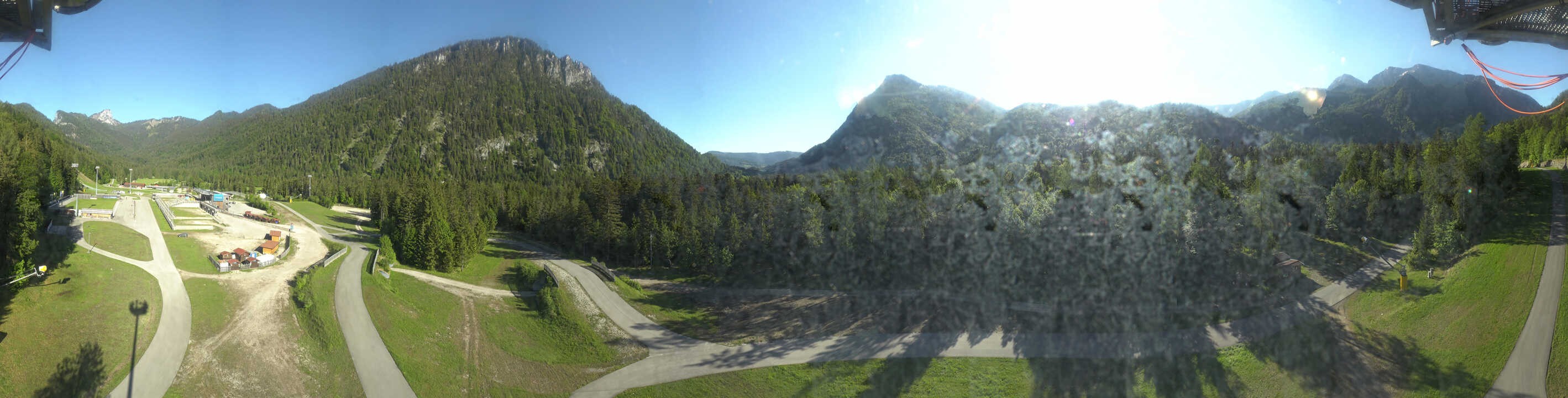 Archiv Foto Webcam Ruhpolding: Panorama Chiemgau Arena