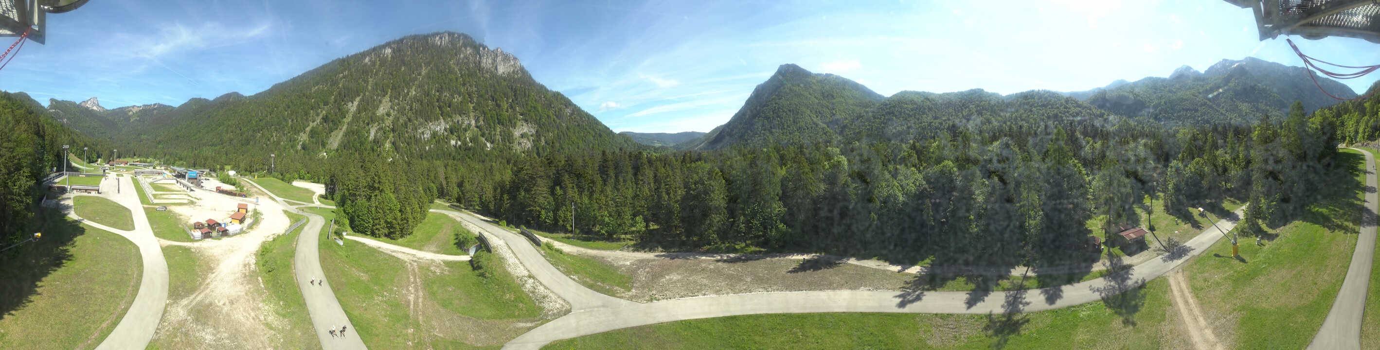 Archiv Foto Webcam Ruhpolding: Panorama Chiemgau Arena