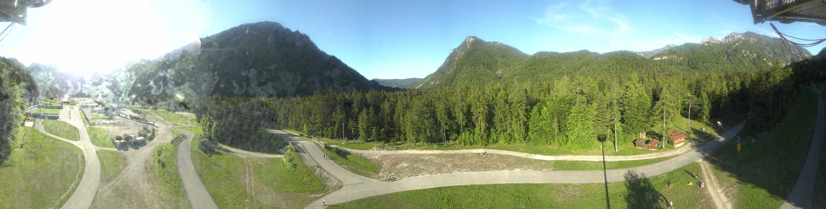 Archiv Foto Webcam Ruhpolding: Panorama Chiemgau Arena