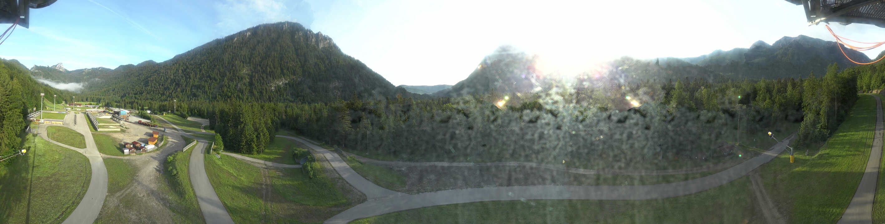 Archiv Foto Webcam Ruhpolding: Panorama Chiemgau Arena