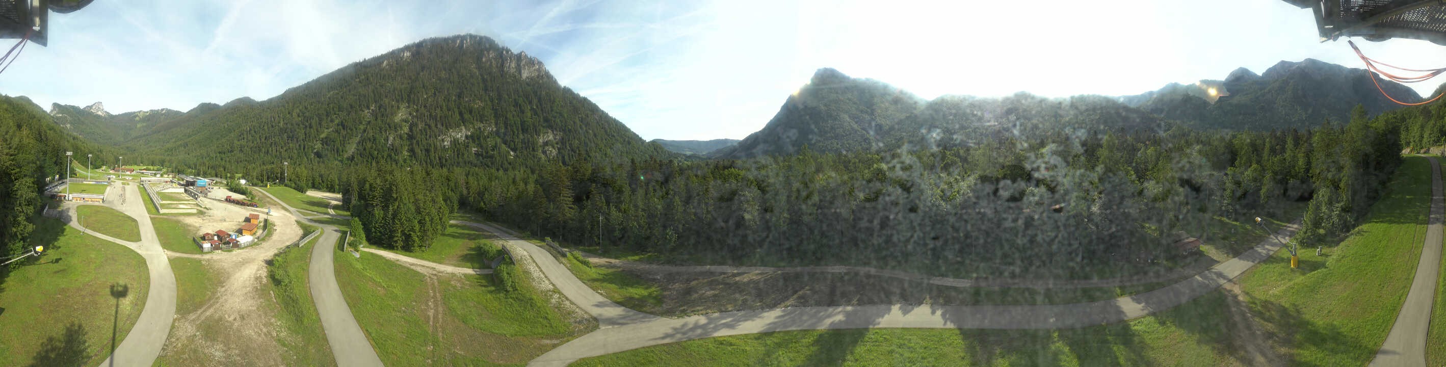 Archiv Foto Webcam Ruhpolding: Panorama Chiemgau Arena