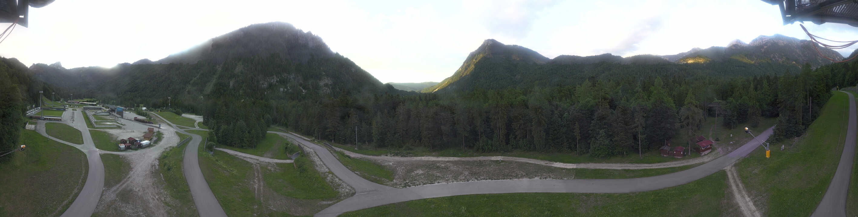 Archiv Foto Webcam Ruhpolding: Panorama Chiemgau Arena