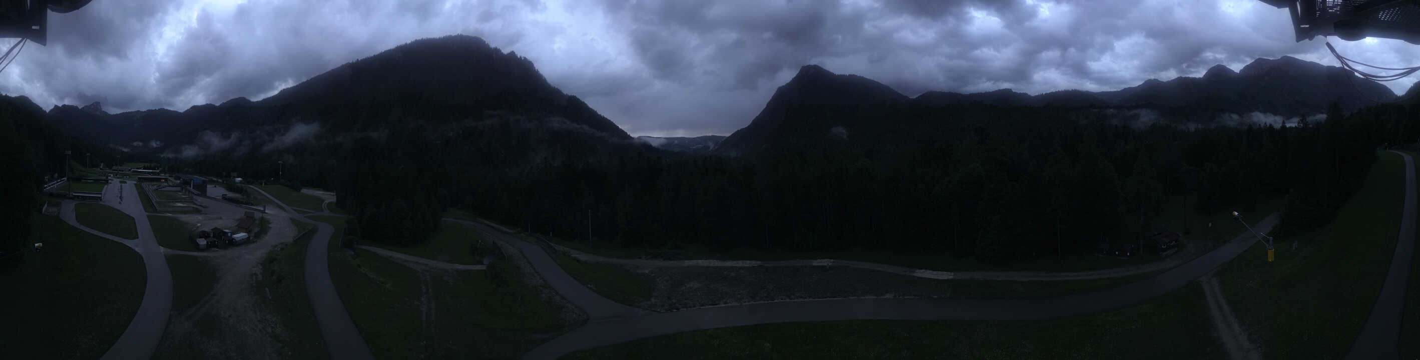 Archiv Foto Webcam Ruhpolding: Panorama Chiemgau Arena