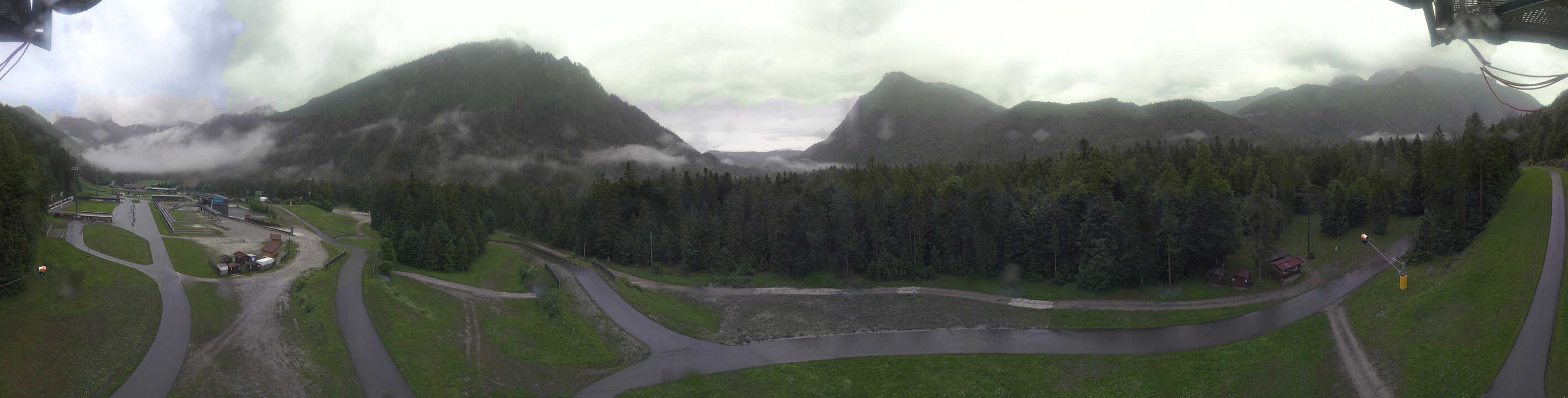 Archiv Foto Webcam Ruhpolding: Panorama Chiemgau Arena