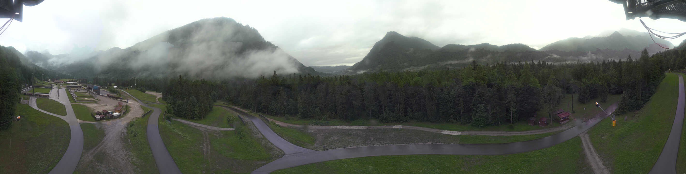 Archiv Foto Webcam Ruhpolding: Panorama Chiemgau Arena