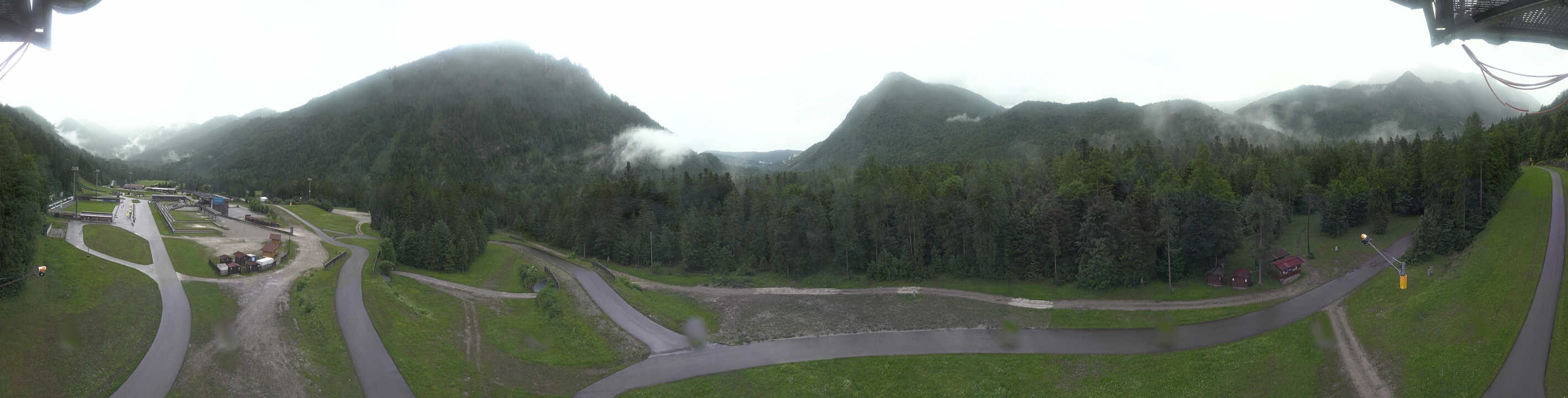 Archiv Foto Webcam Ruhpolding: Panorama Chiemgau Arena