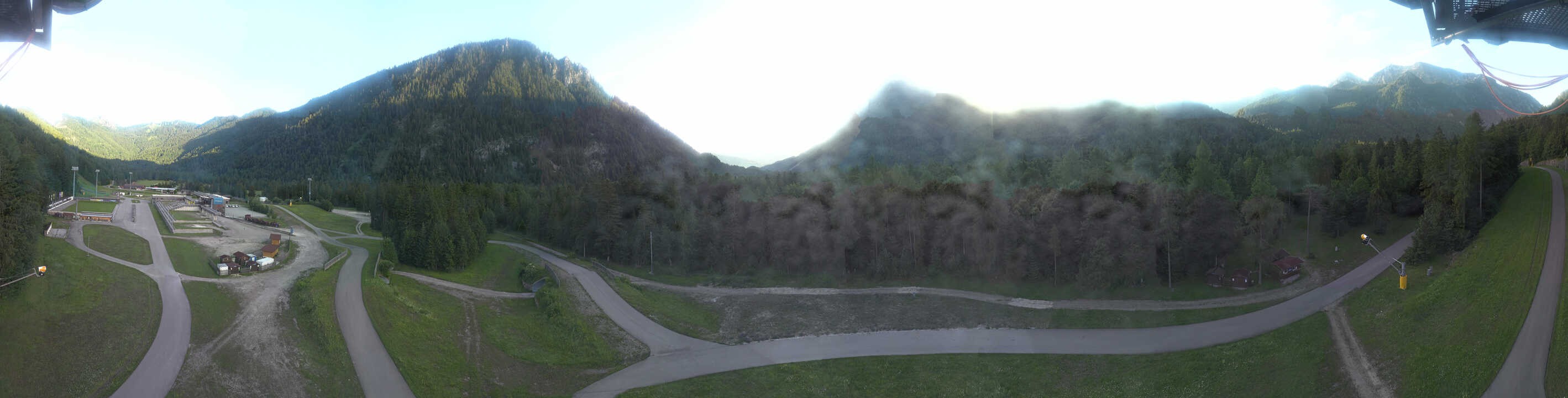Archiv Foto Webcam Ruhpolding: Panorama Chiemgau Arena