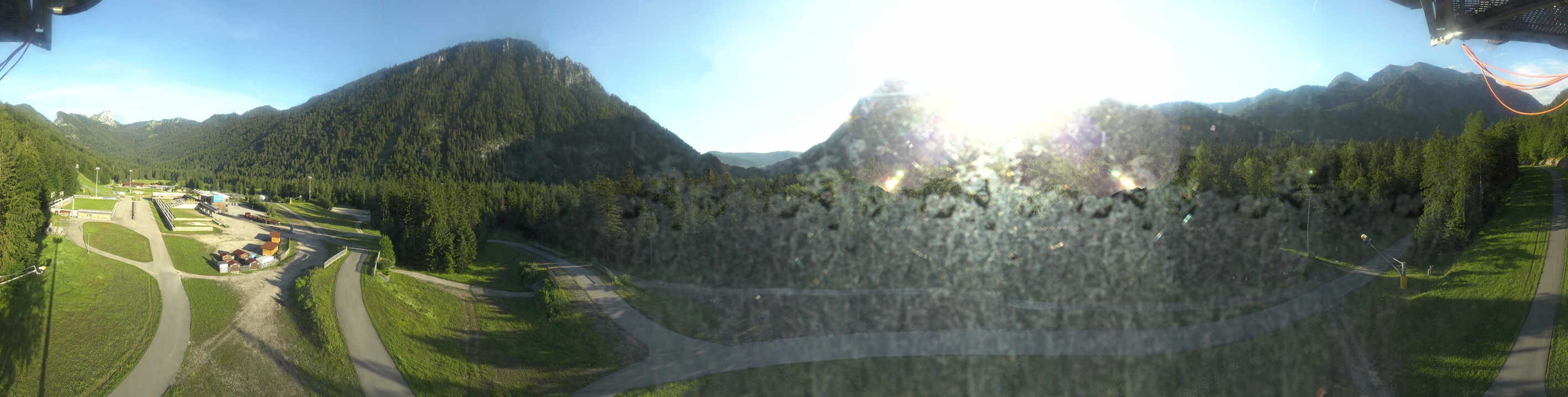 Archiv Foto Webcam Ruhpolding: Panorama Chiemgau Arena