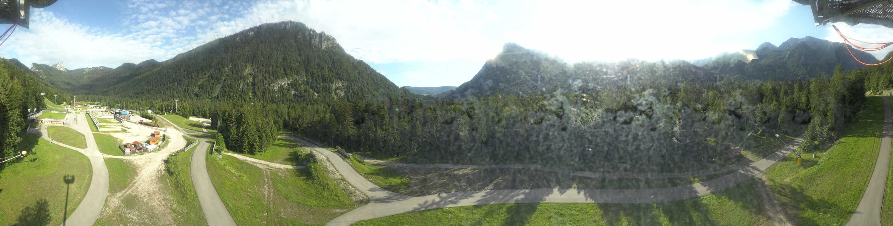 Archiv Foto Webcam Ruhpolding: Panorama Chiemgau Arena