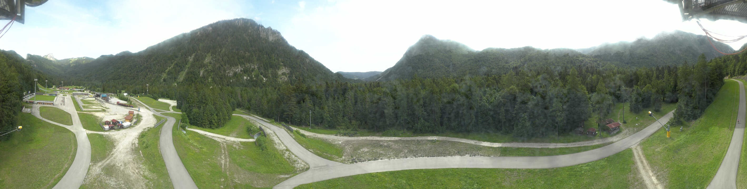 Archiv Foto Webcam Ruhpolding: Panorama Chiemgau Arena