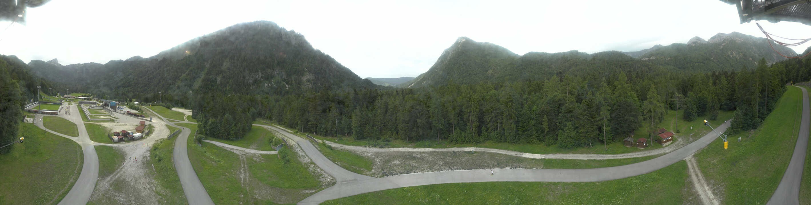 Archiv Foto Webcam Ruhpolding: Panorama Chiemgau Arena