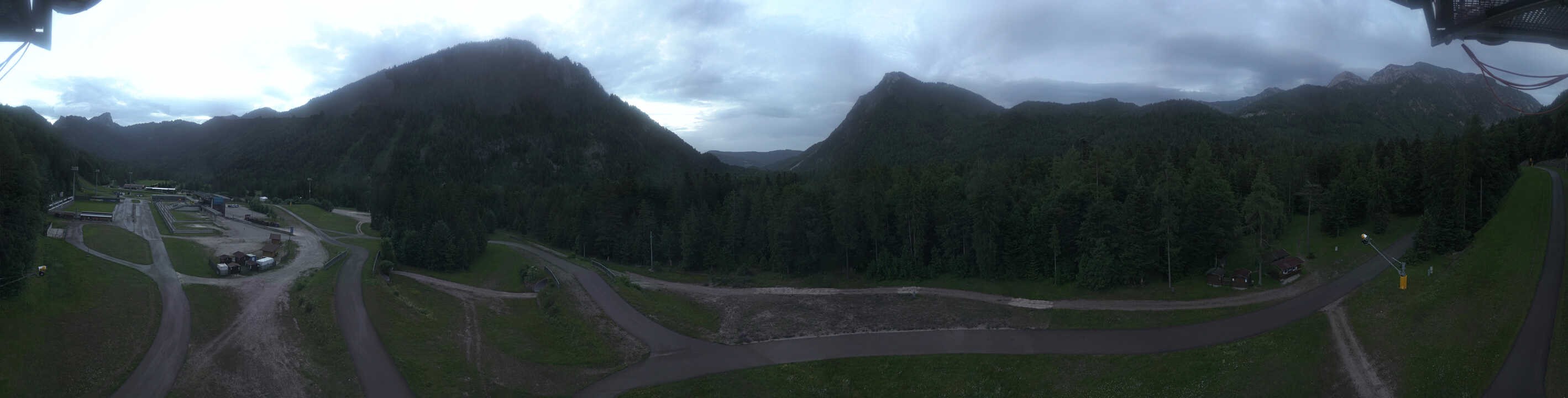 Archiv Foto Webcam Ruhpolding: Panorama Chiemgau Arena
