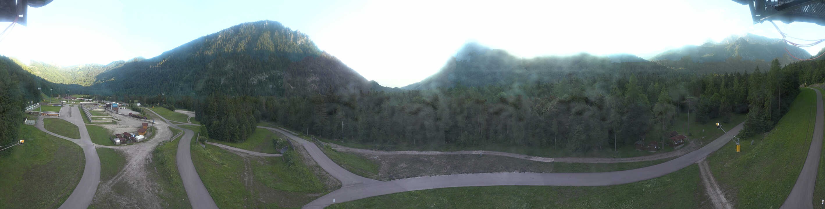 Archiv Foto Webcam Ruhpolding: Panorama Chiemgau Arena