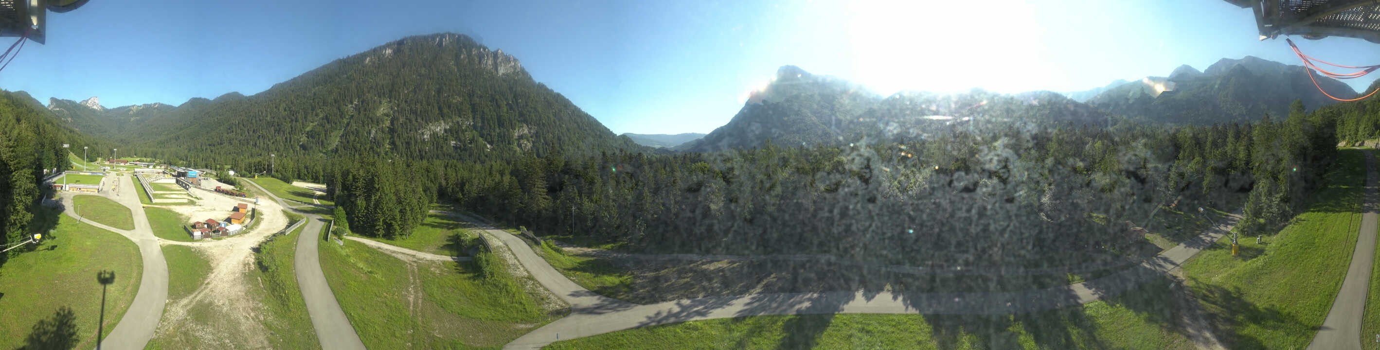 Archiv Foto Webcam Ruhpolding: Panorama Chiemgau Arena