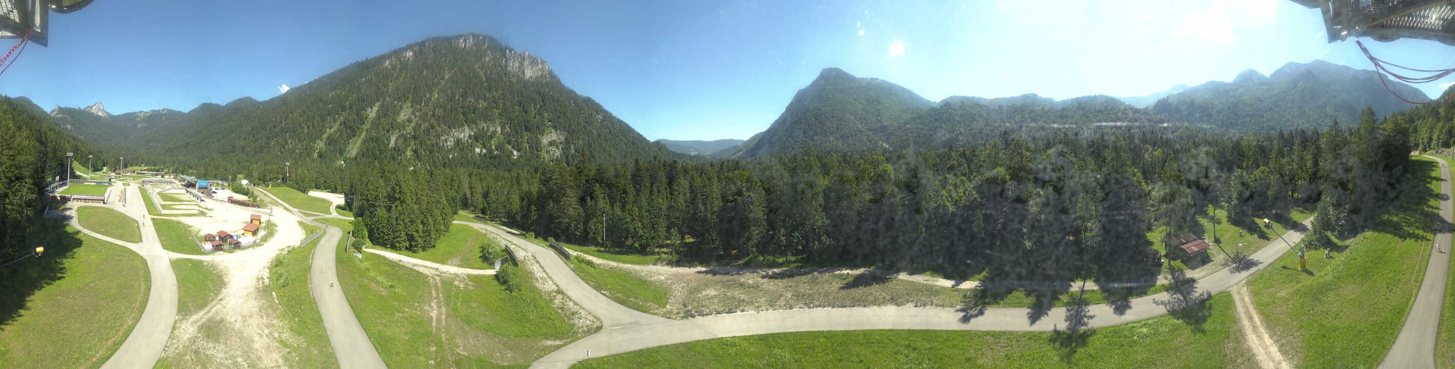 Archiv Foto Webcam Ruhpolding: Panorama Chiemgau Arena