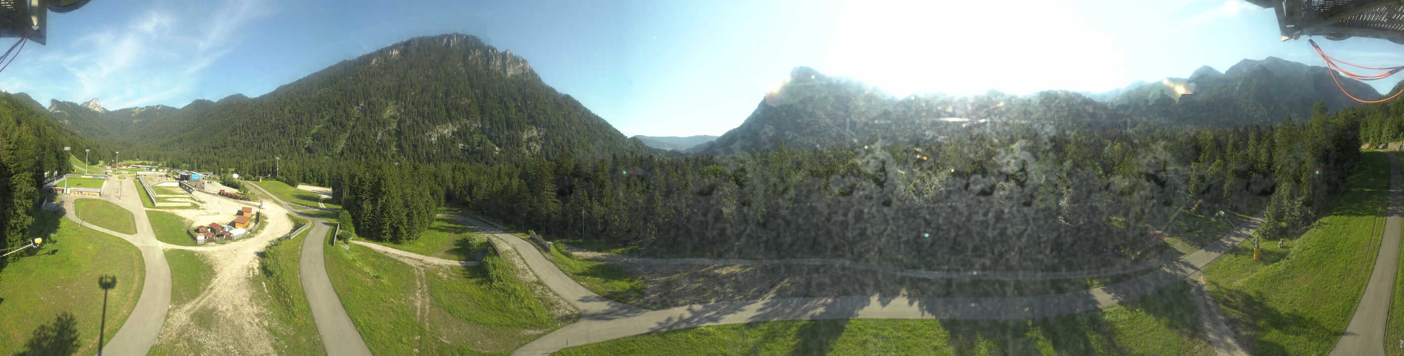 Archiv Foto Webcam Ruhpolding: Panorama Chiemgau Arena