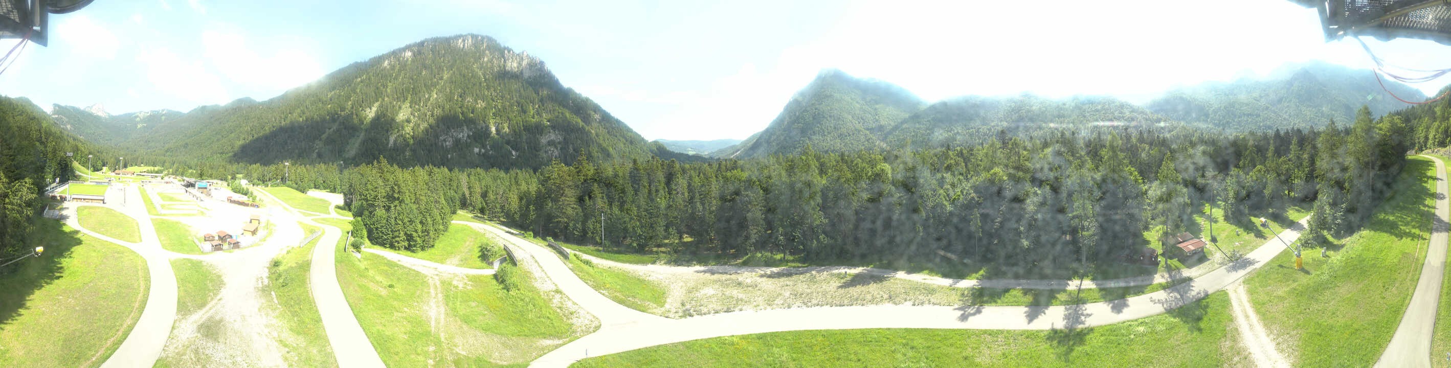 Archiv Foto Webcam Ruhpolding: Panorama Chiemgau Arena