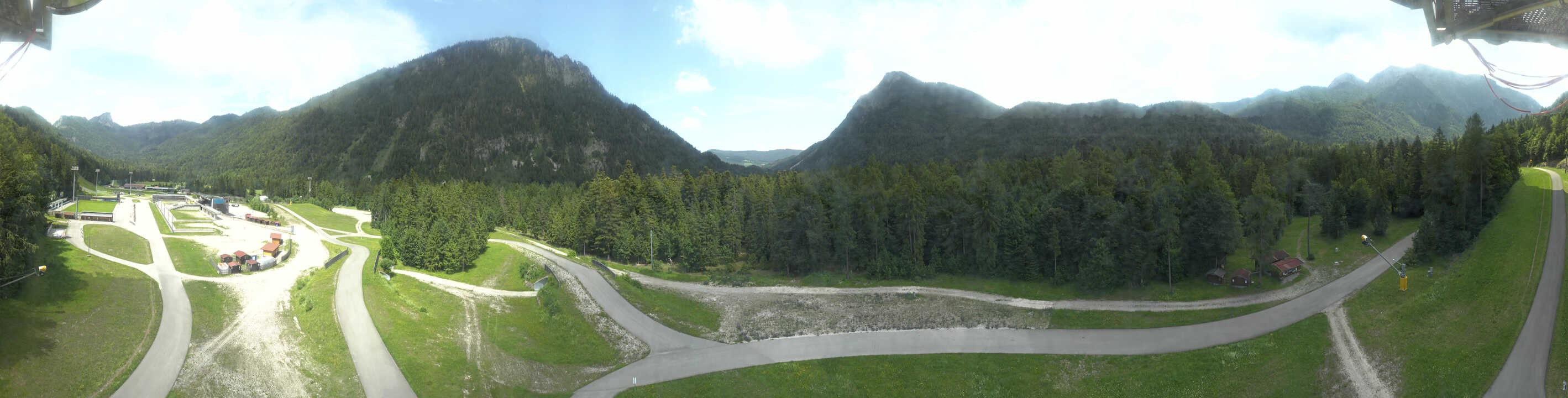 Archiv Foto Webcam Ruhpolding: Panorama Chiemgau Arena