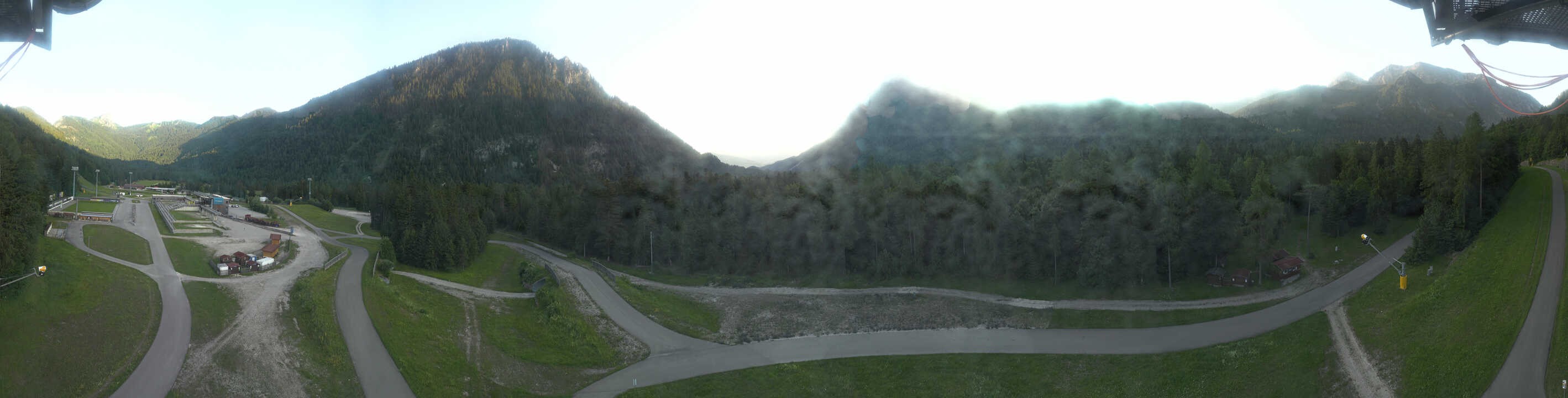 Archiv Foto Webcam Ruhpolding: Panorama Chiemgau Arena