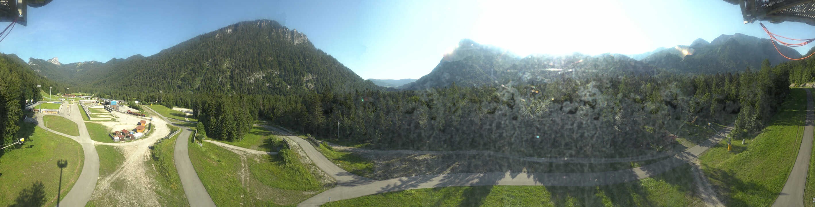 Archiv Foto Webcam Ruhpolding: Panorama Chiemgau Arena