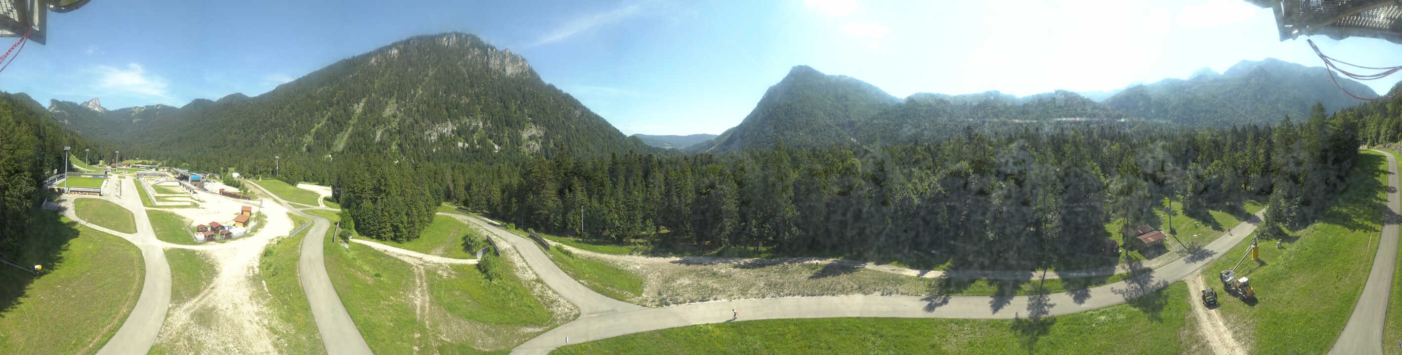 Archiv Foto Webcam Ruhpolding: Panorama Chiemgau Arena