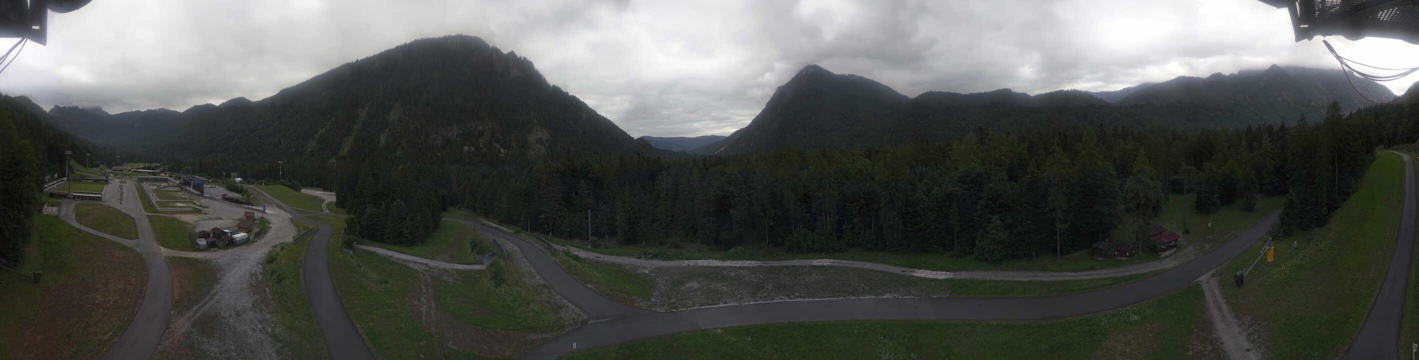 Archiv Foto Webcam Ruhpolding: Panorama Chiemgau Arena