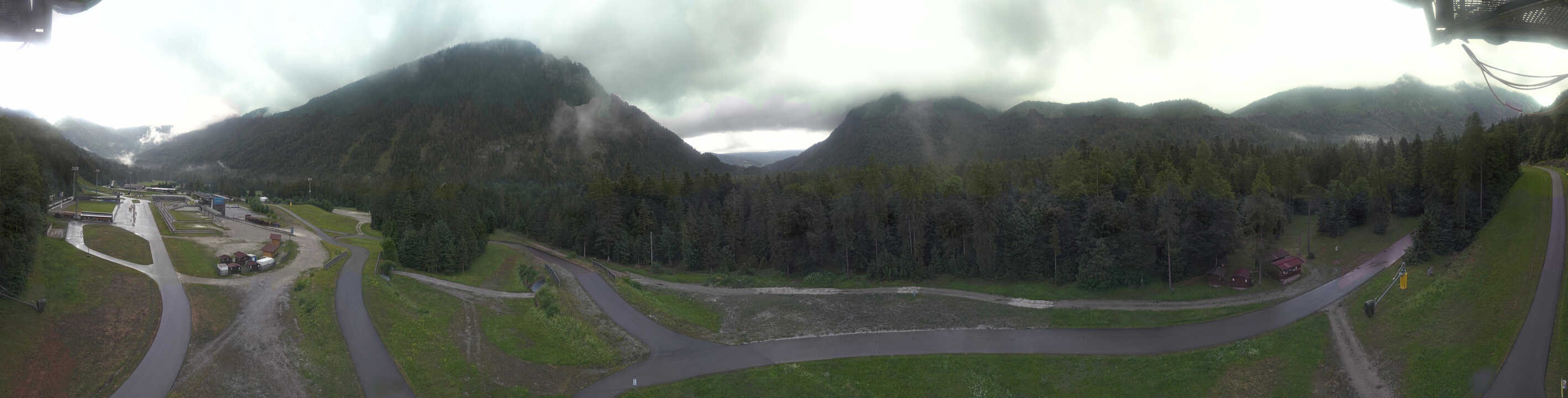 Archiv Foto Webcam Ruhpolding: Panorama Chiemgau Arena