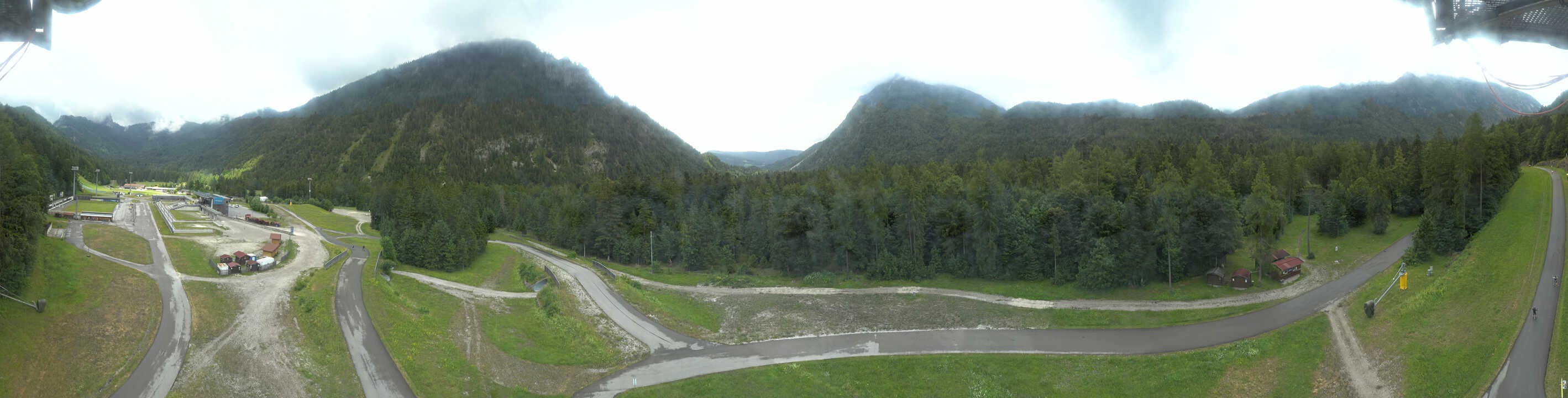 Archiv Foto Webcam Ruhpolding: Panorama Chiemgau Arena