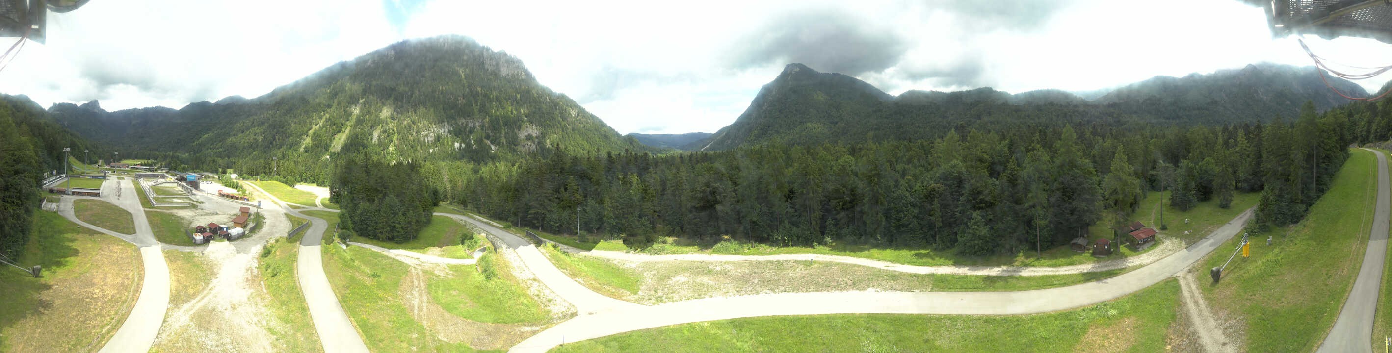 Archiv Foto Webcam Ruhpolding: Panorama Chiemgau Arena