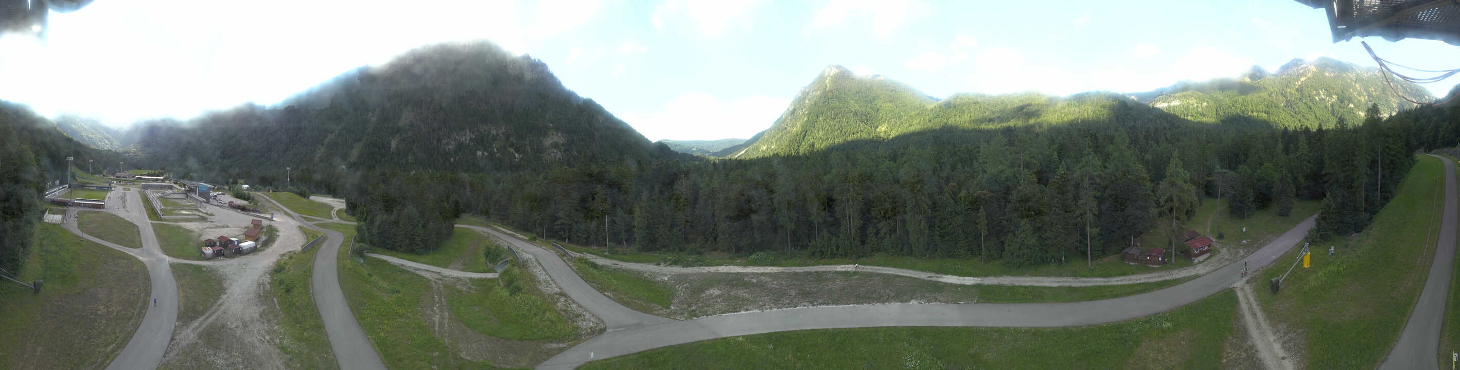 Archiv Foto Webcam Ruhpolding: Panorama Chiemgau Arena
