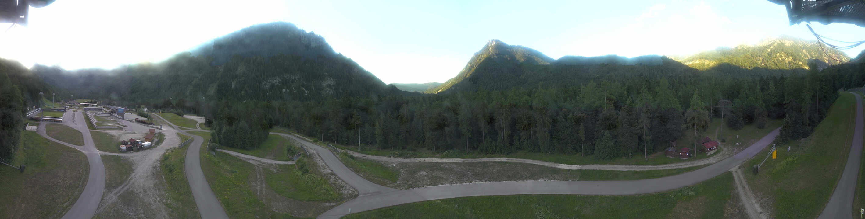 Archiv Foto Webcam Ruhpolding: Panorama Chiemgau Arena
