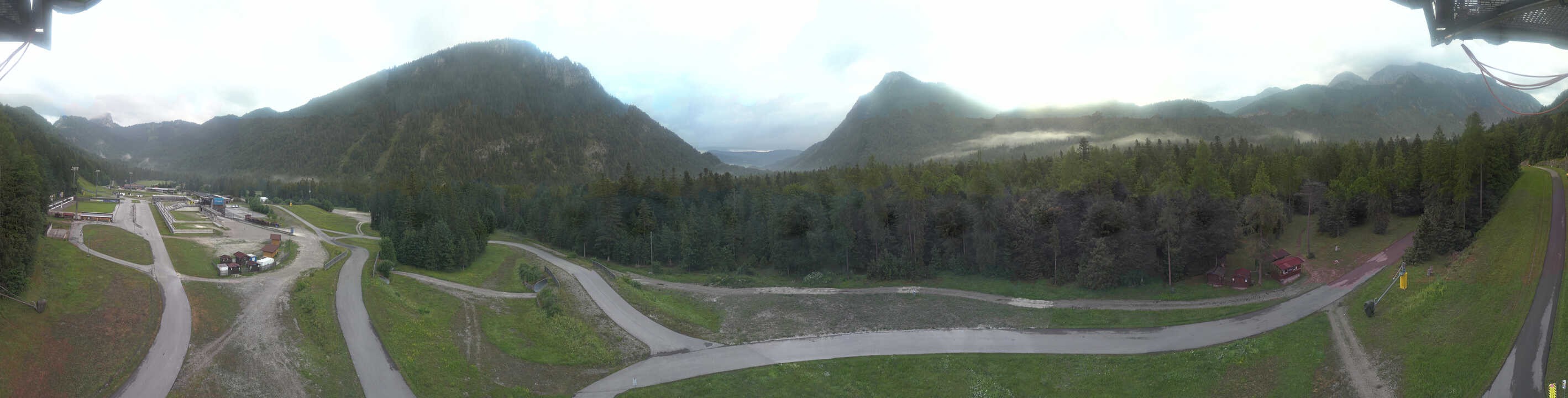 Archiv Foto Webcam Ruhpolding: Panorama Chiemgau Arena