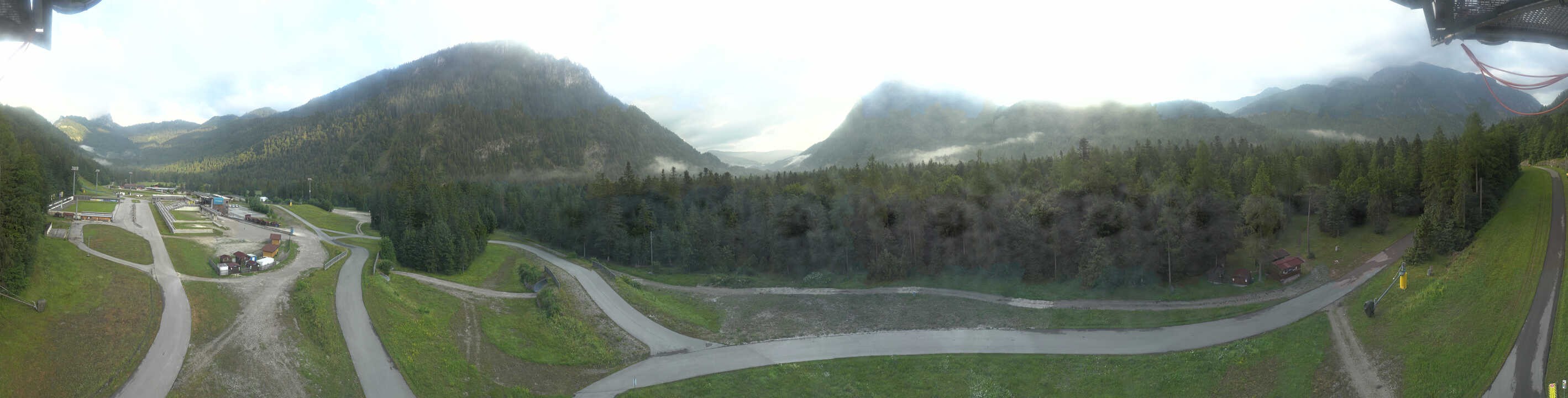 Archiv Foto Webcam Ruhpolding: Panorama Chiemgau Arena