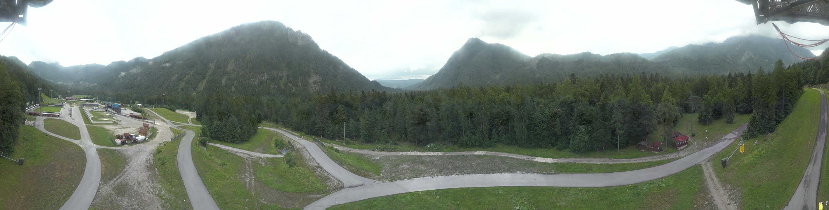 Archiv Foto Webcam Ruhpolding: Panorama Chiemgau Arena
