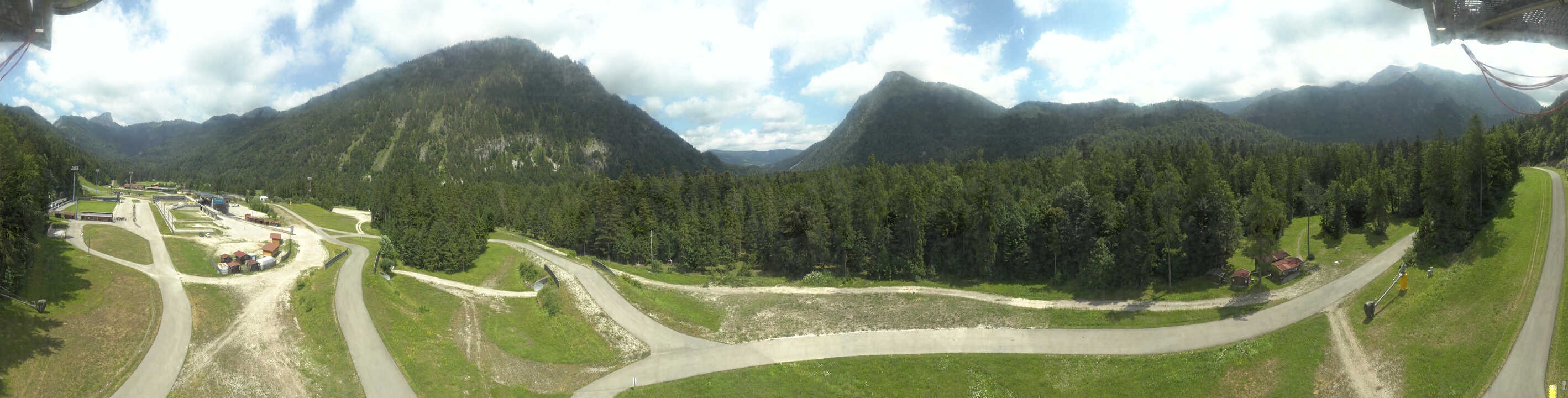Archiv Foto Webcam Ruhpolding: Panorama Chiemgau Arena
