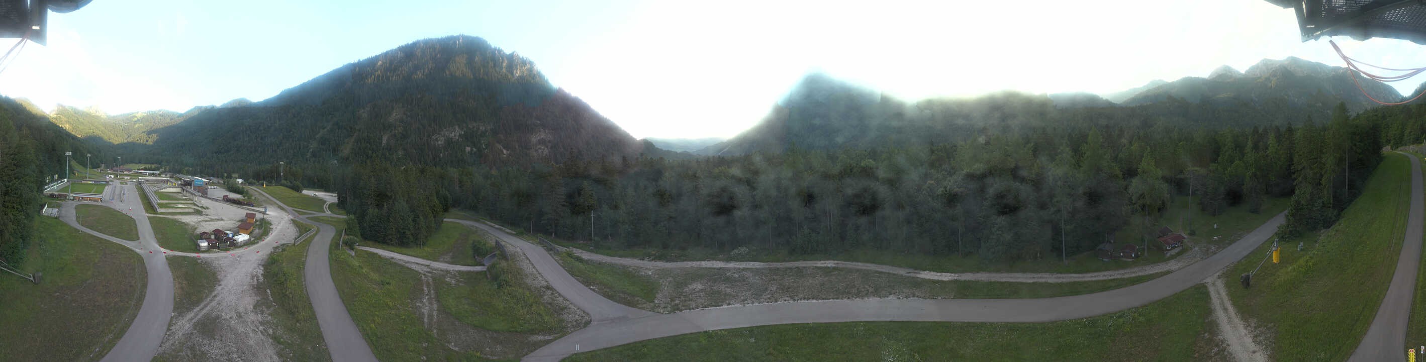 Archiv Foto Webcam Ruhpolding: Panorama Chiemgau Arena