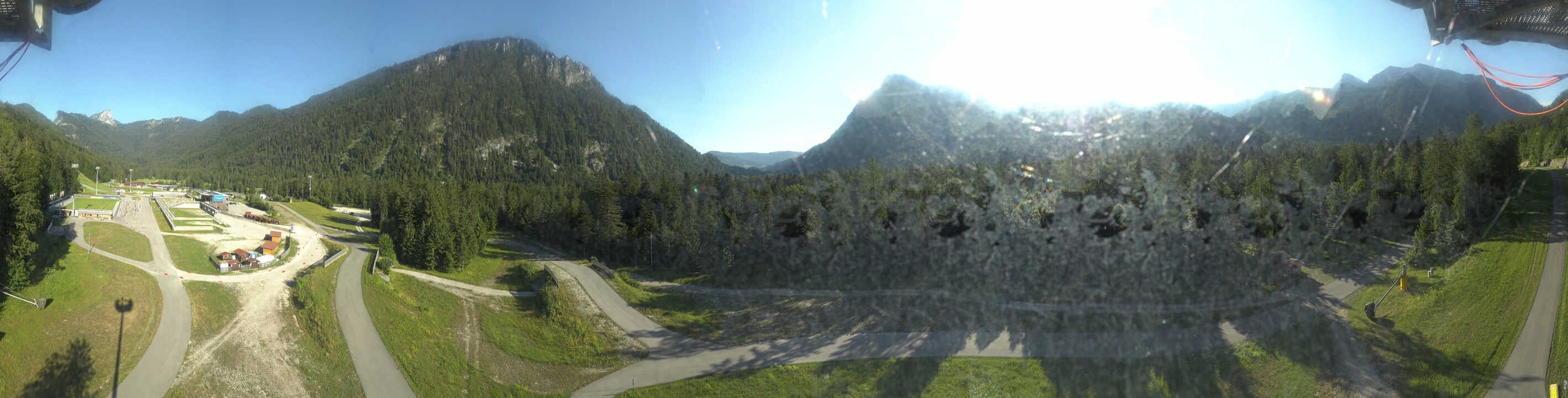 Archiv Foto Webcam Ruhpolding: Panorama Chiemgau Arena