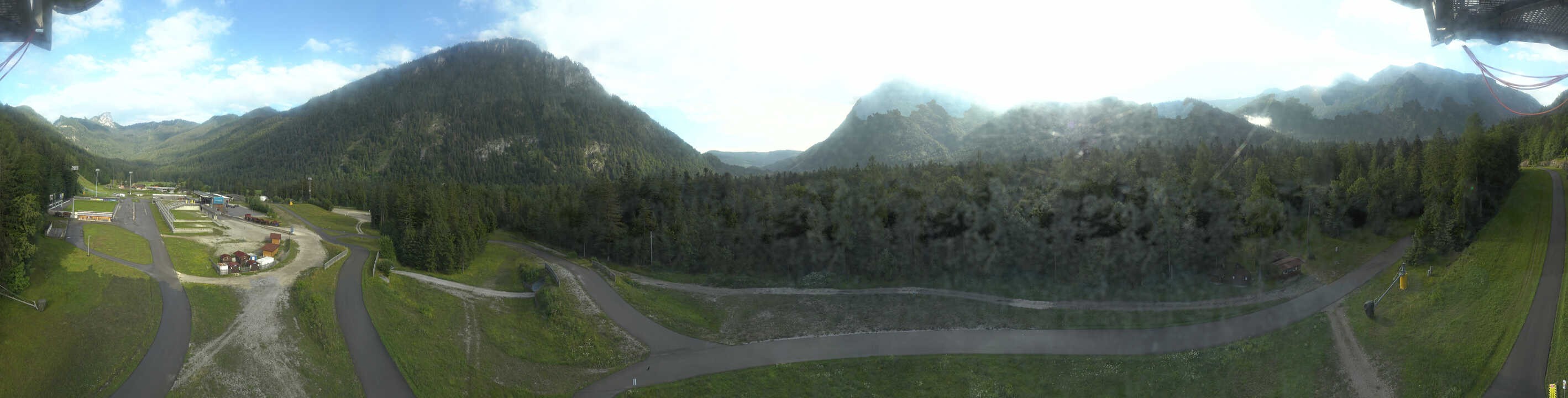 Archiv Foto Webcam Ruhpolding: Panorama Chiemgau Arena